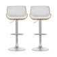 Artiss 2x Bar Stools Adjustable Leather Chairs