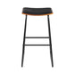 Artiss 4x Bar Stools Leather Padded Metal