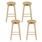 Artiss 4x Bar Stools Bamboo Rattan Stool Counter Chair Kitchen Barstools