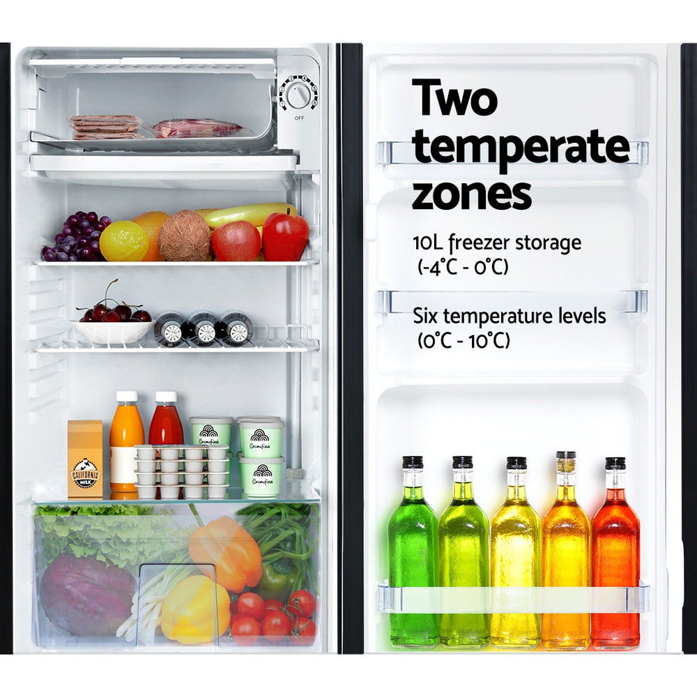 Devanti 95L Bar Fridge Black