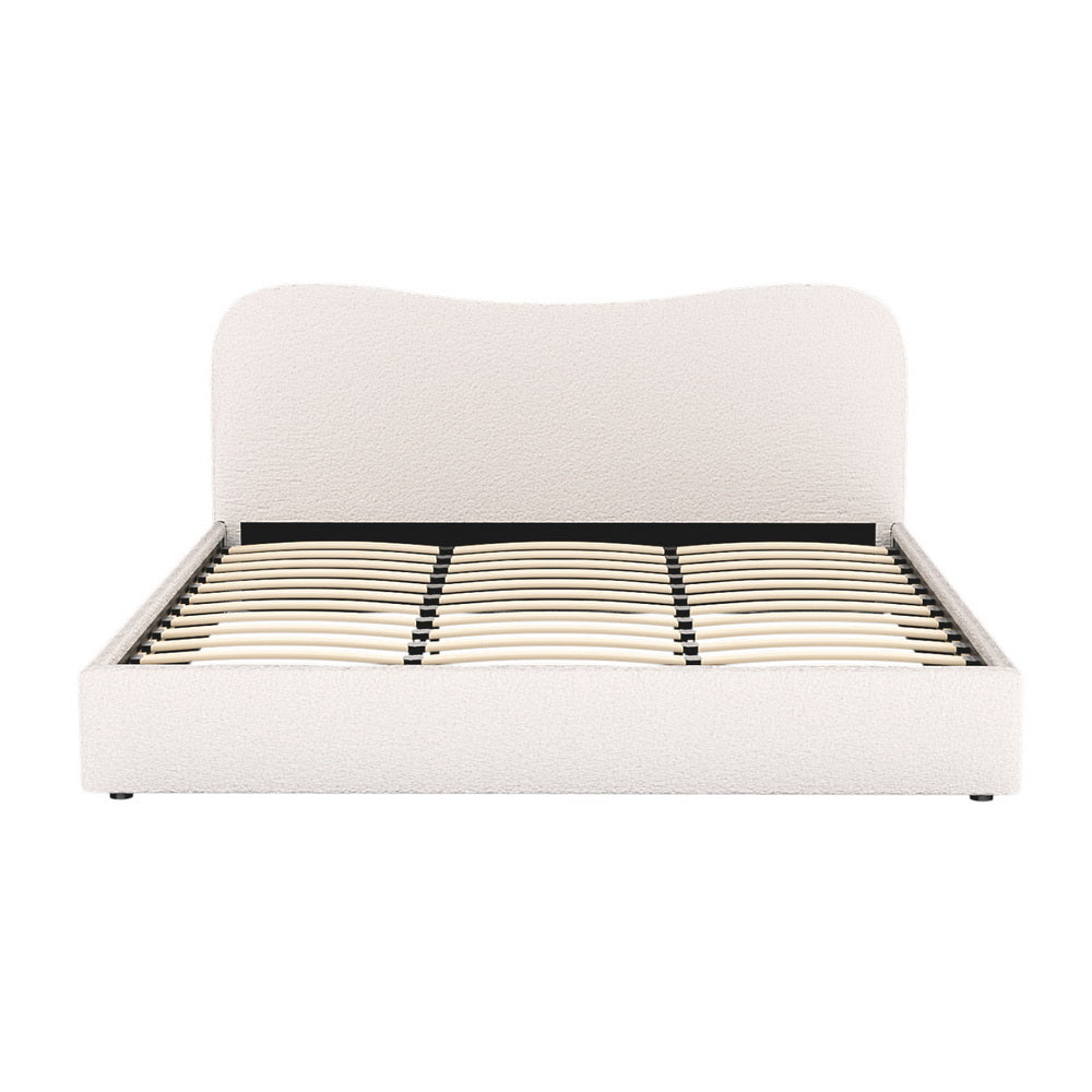 Artiss Bed Frame King Size Boucle DARA