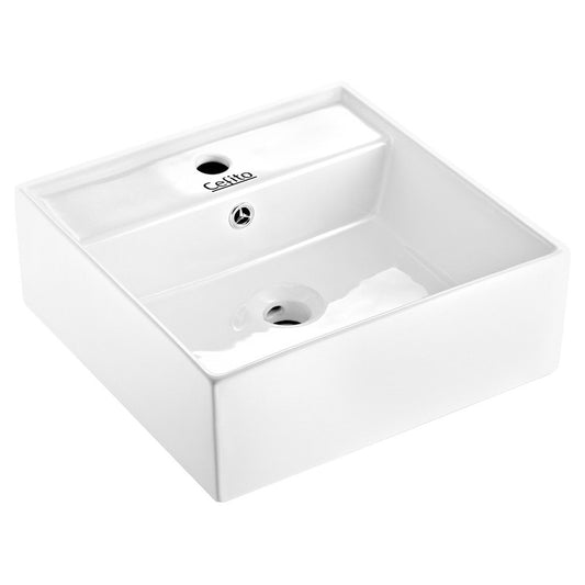 Cefito Bathroom Basin Ceramic Vanity Sink Hand Wash Bowl 41x41cm