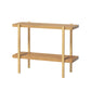 Artiss Console Table 92CM 2-tier Pine Sera