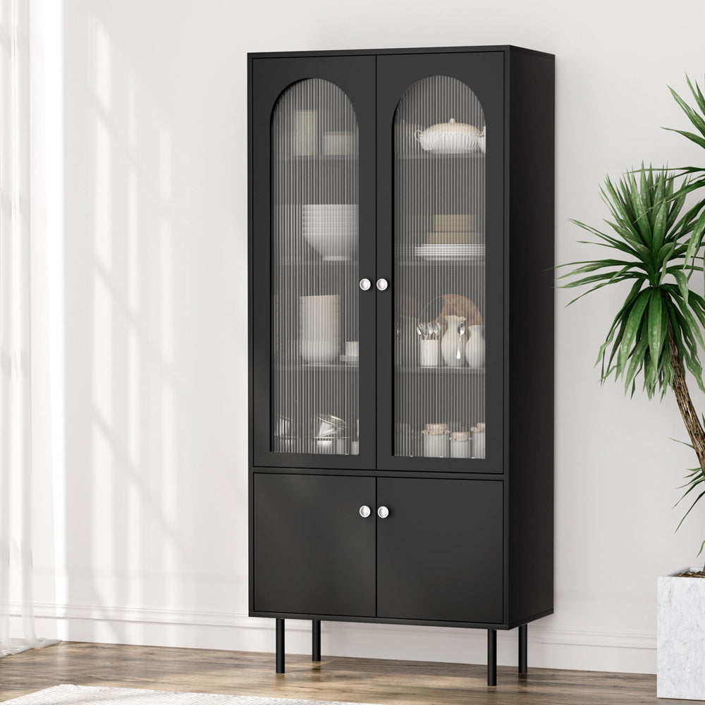 Artiss Buffet Sideboard Cupboard Cabinet Black