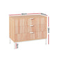 Artiss 3 Chest of Drawers  - LURA Pine