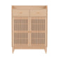 Artiss Shoe Rack Cabinet 4-Tier 16 Pairs Pine