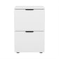 Artiss Filing Cabinet Files Storage Office Shelves File Organiser White 2 Drawer