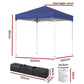 Instahut Gazebo 2x2m Outdoor Patio Garden Marquee Shade w/ Base Pods Blue