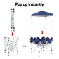 Instahut Gazebo 2x2m Outdoor Patio Garden Marquee Shade w/ Base Pods Blue