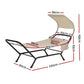 Gardeon Hammock Bed w/ Stand Sun Lounge Chair Beige