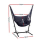 Gardeon Hammock Chair Outdoor Camping Hanging with Stand Grey