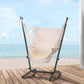 Gardeon Hammock Chair Outdoor Camping Hanging with Stand Cream