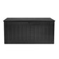 Gardeon Outdoor Storage Box 830L Container Lockable Bench Tool Shed All Black