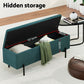 Artiss Storage Ottoman Blanket Box 140cm Velvet Green