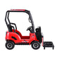 Rigo Kids Electric Ride On Car Forklift Loader Toys Cars Horn Remote 12V Red