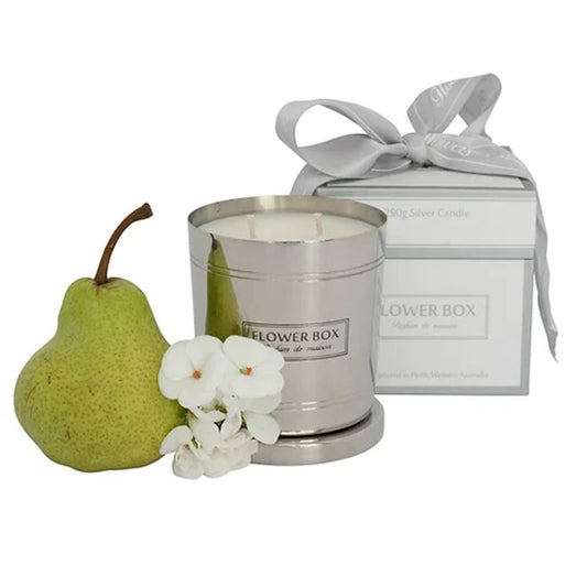 Flower Box Flowers & Pear - The Standard Candle
