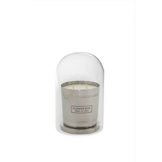 Flower Box Glass Dome (Standard Candle)