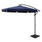 Instahut 3m Outdoor Umbrella w/Base Cantilever Garden Beach Patio Navy