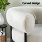 Artiss Armchair Accent Chair Curved Boucle White