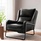 Artiss Armchair Accent Chair PU Leather Wingback Black