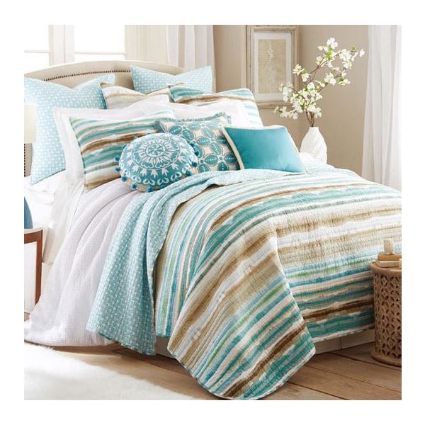 Windsor 100% Cotton Quilted 3 pcs Bedspread Coverlet Set Super King