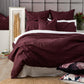 Cavallo Stone Washed 100% Linen Plum European Pillowcase by Renee Taylor