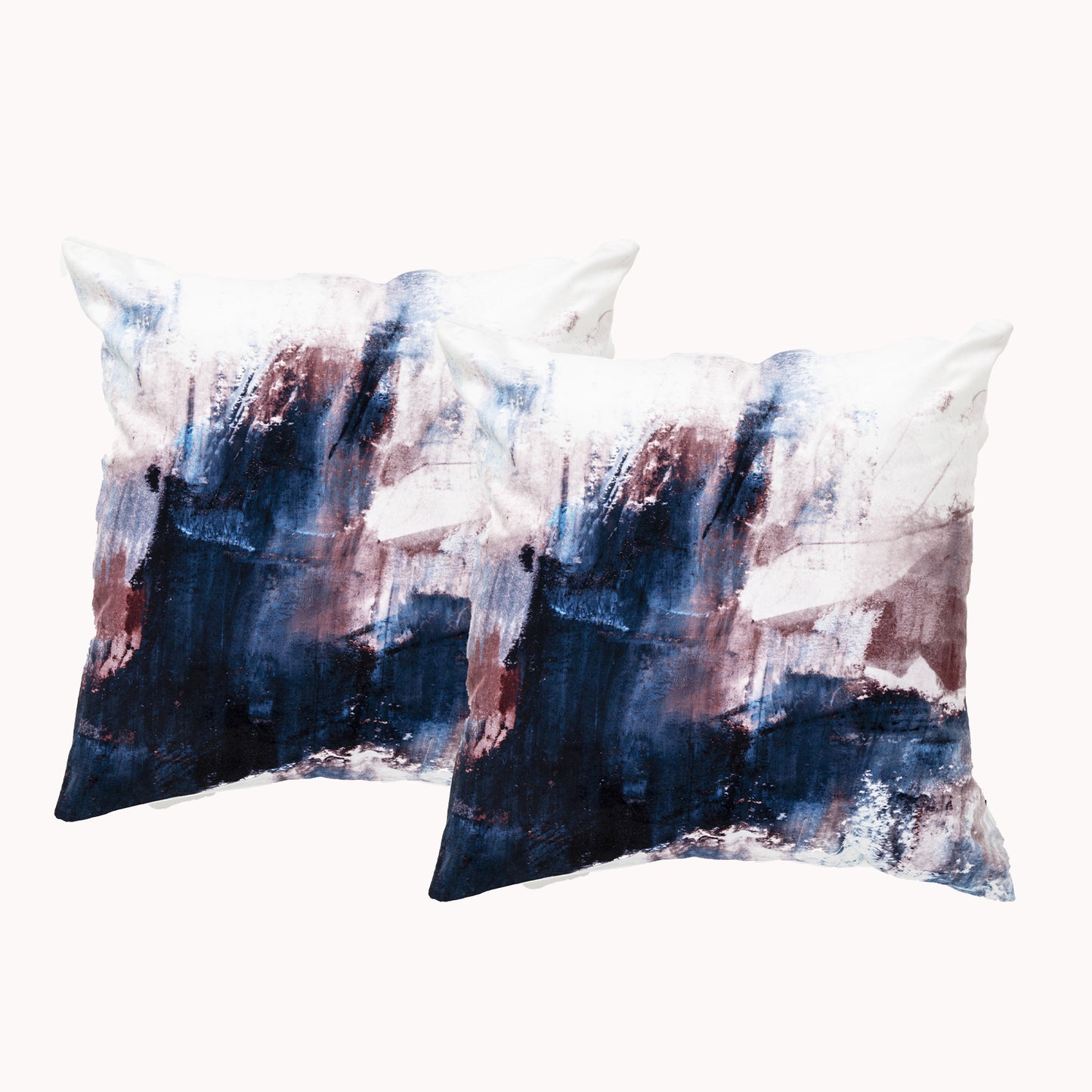 Skin Twin Pack Poly Velvet Printed Cushion by Renee Taylor