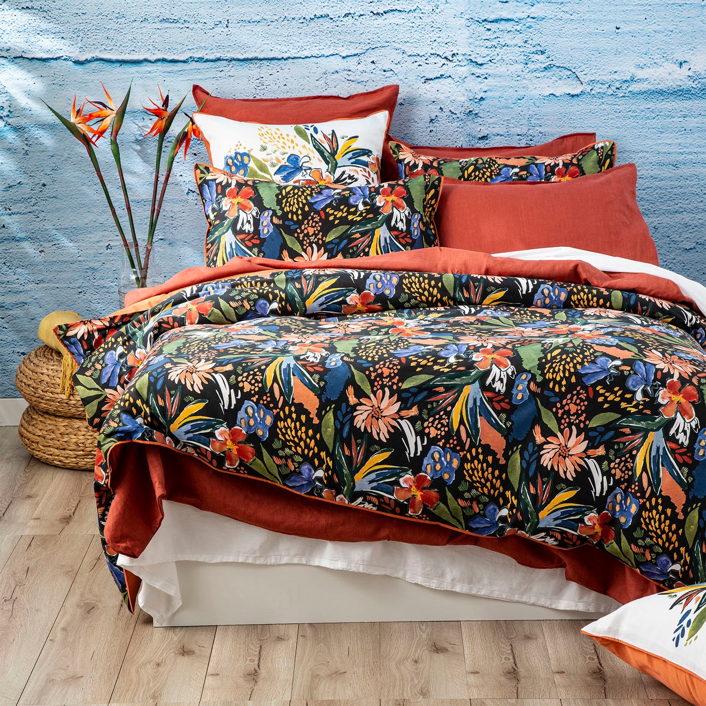 300 TC Tropical Cotton Quilt Cover Set by Renee Taylor King