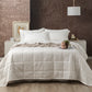 Damask 500 TC Cotton Jacquard White Comforter Set by Ddecor Home King