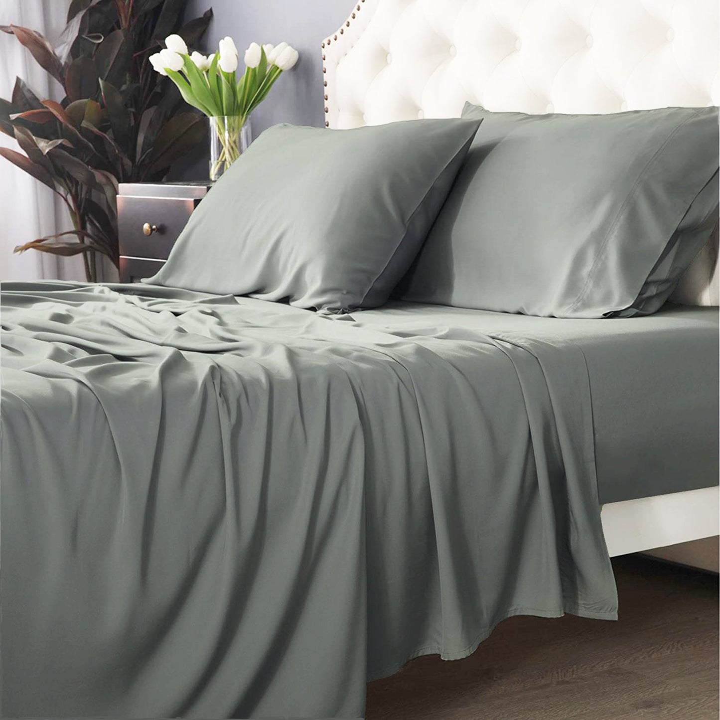 Bamboo Cotton 500 TC Long Single Sheet Set by Park Avenue