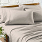 1200 TC Premium Taupe Cotton Blend Sheet sets by Ddecor Home Queen