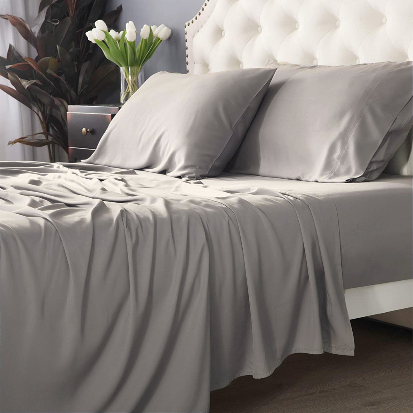 Bamboo Cotton 500 TC Split Queen Sheet Set by Park Avenue