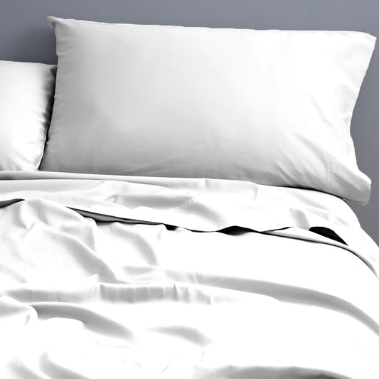 Natural Cotton 500 Thread Count White Sheet Set by Park Avenue