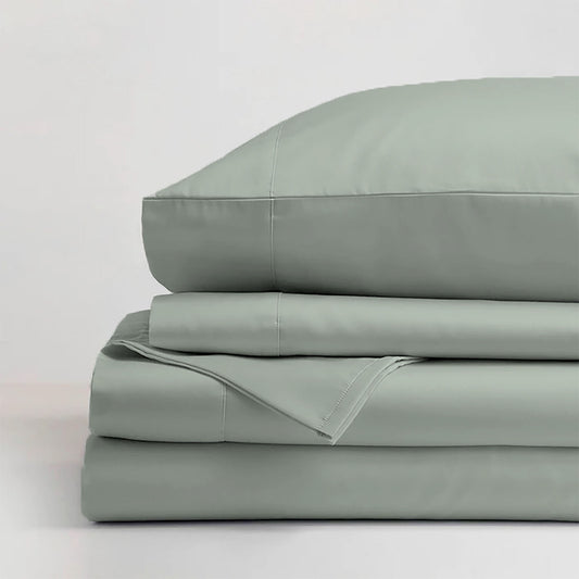 1500 Thread Count Premium Cotton Blend Sage Sheet Set by Renee Taylor Queen