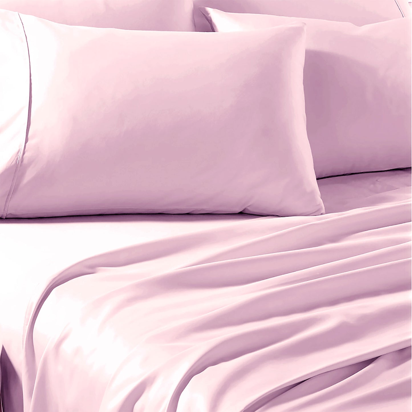 1500 Thread Count Premium Cotton Blend Lilac Sheet Set by Renee Taylor King