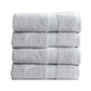 Stella 650 GSM Soft Bamboo Cotton 4 Piece Silver Bath Towel by Renee Taylor