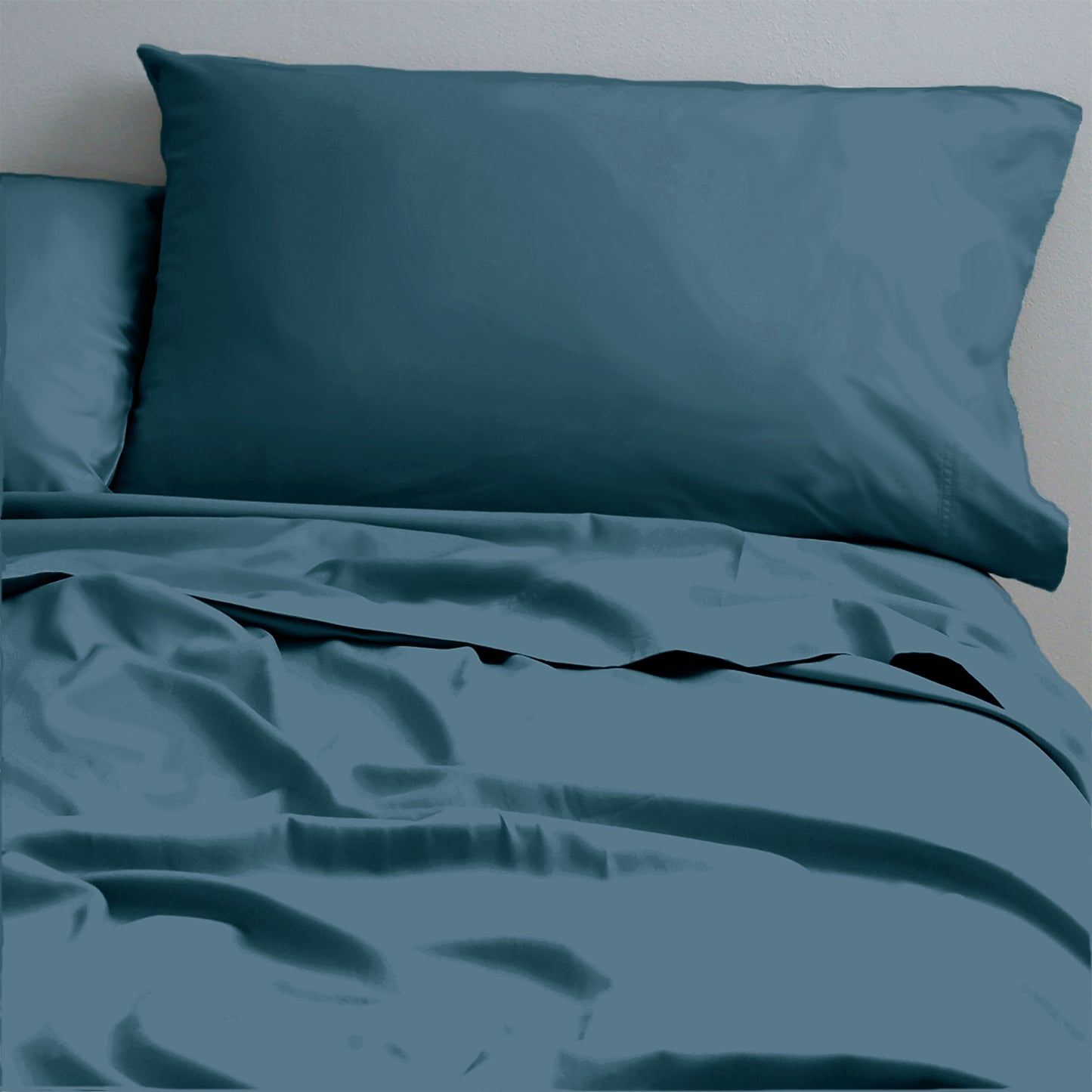 Natural Cotton 500 Thread Count Teal Sheet Set by Park Avenue