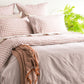 Alison Yarn Dyed Cotton Reversible Clay European Pillowcase by Renee Taylor