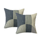 Morris Midnight Twin Pack Cotton Embroidered Cushion Feather Filled by Cloud Linen