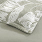 Palm Tree Jacquard Sage Green European Pillowcase by Renee Taylor