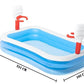 Inflatable Basketball Play Pool - 40in x 2.51m x 1.68m