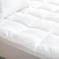 Hypoallergenic, Antibacterial w/ 100% Microfiber filling Mattress Topper - QUEEN