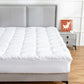 Hypoallergenic, Antibacterial w/ 100% Microfiber filling Mattress Topper - QUEEN