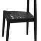 Elliot Leather Dining Chair (Black)