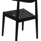 Elliot Leather Dining Chair (Black)