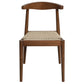 Arden Solid Oak Dining Chair with Loom (Almond)