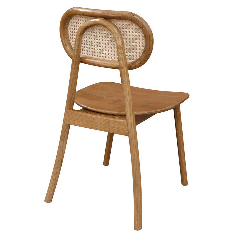 Kelly Rattan Dining Chair (Almond)