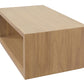 Oscar Solid Mindi Timber Coffee Table (Natural)