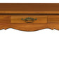 French Provincial 2 Drawer Coffee Table - Light Pecan