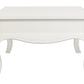 French Provincial 2 Drawer Coffee Table - White